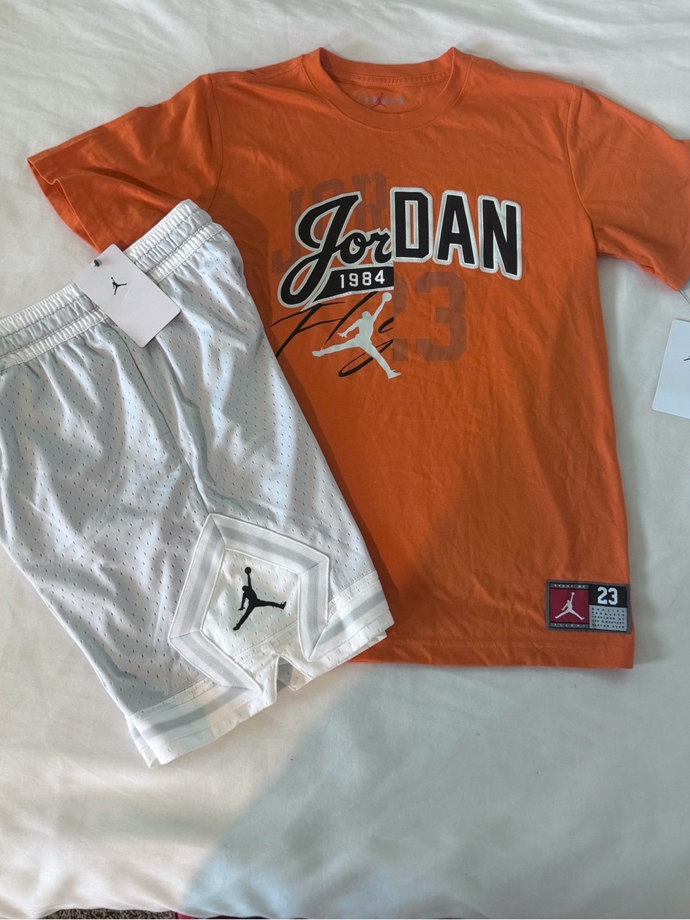 Jordan Boys Youth 2pc Short & Tee Set - Large